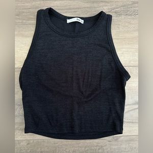 Wilfred Free Black Cropped Tank